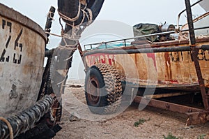 Old fishing boat