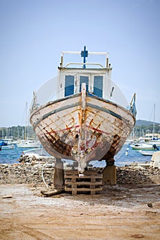 Old fishing boat