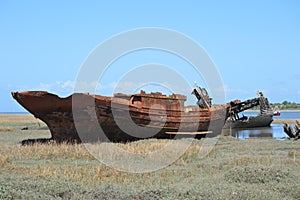 Old fishing boat