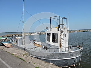 Old fishing boat