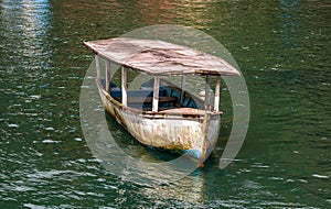 Old fishing boat on the shores of Golfito, Costa Rica. photo