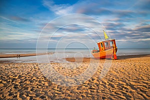 Old fishing boat on Usedom