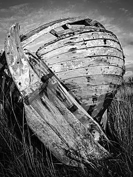 Old fishing boat wreck