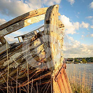 Old fishing boat wreck