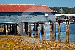 Old Fishing Dock Gig Harbor Washington photo