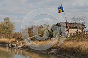 Old fishing hut