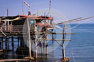 Old fishing machine - trabocco photo