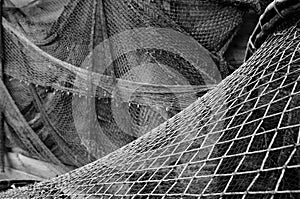 Old fishing nets.