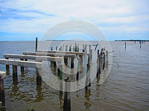 Old fishing pier, Cedar Key Florida Nature Coast