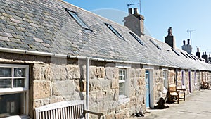 Old fishing village near Aberdeen, Scotland