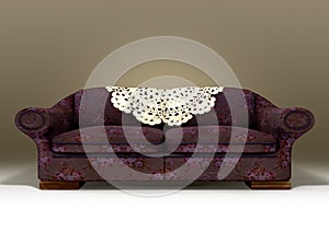 Old Floral Sofa