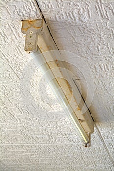 Old fluorescent lamp