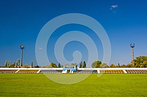 Old football stadium