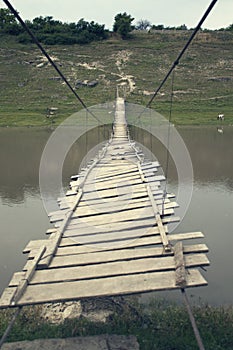 Old footbridge photo