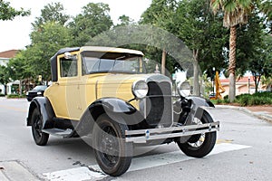 The old Ford car