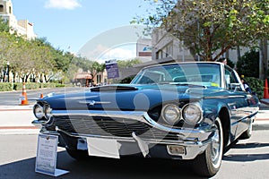 Old Ford Thunderbird Car at the car show