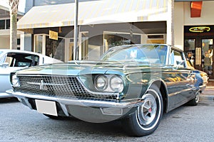 Old Ford Thunderbird Car at the car show