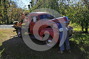 Old Ford truck in Hendersonville