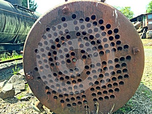 Old forestry equipment in Oregon