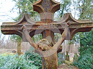 Old forged crosses and Jewish symbols