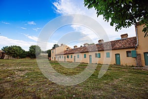 Old fort building, historic monument, Cannes Iles de Lerins