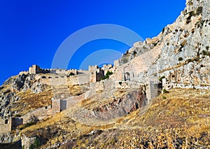 Old fort in Corinth, Greece