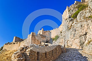 Old fort in Corinth, Greece