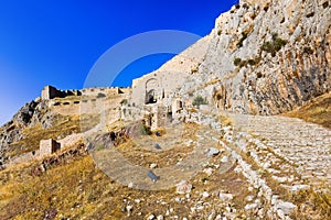 Old fort in Corinth, Greece