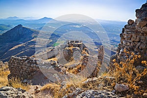 Old fort in Corinth, Greece