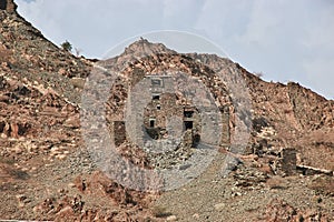 The old fort in Hejaz Mountains, Makkah Province, Saudi Arabia