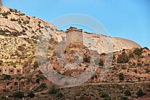 The old fort in Hejaz Mountains, Makkah Province, Saudi Arabia