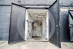 Old fort or warehouse door