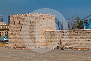 Old fortification wall