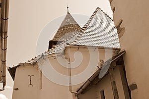 Old fortified medieval saxon evangelic church in Veseud, Zied, is a village in the commune ChirpÄƒr from Sibiu County