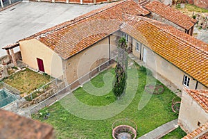 Old Fortress back yard in Livorno, Italy