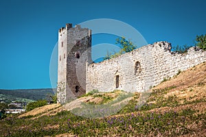 Old fortress Caffa in Feodosia, Crimea