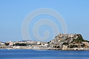 Old fortress and Corfu town