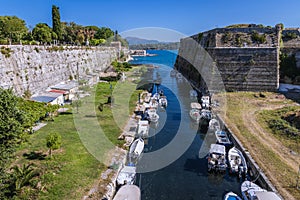 Old Fortress in Corfu town, Greece