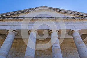 Old Fortress in Corfu town, Greece