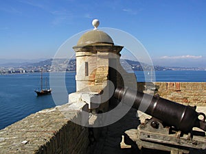 Old fortress in the Ils Lerins in Cannes