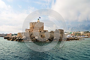 Old fortress with lighthouse