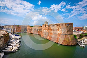 Old fortress of Livorno, Tuscany, Italy photo