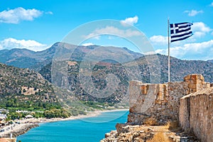 Old fortress. Paleochora, Crete, Greece