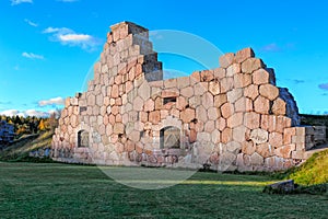 Old fortress ruins, Bomarsund, Aland Islands, Finland