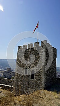 Old fortress of skopje in macedonia