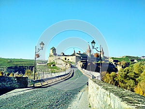 Old fortress and Turkish bridge, Kamenets-Podolskiy, Ukraine