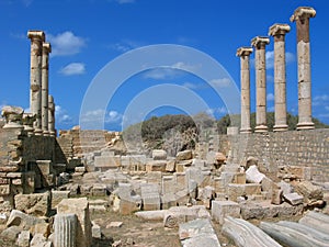 The Old Forum in Leptis Magna