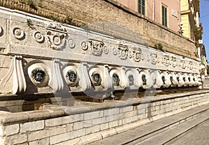 The old fountain of 13 spouts