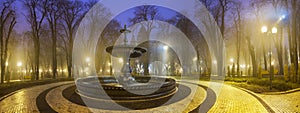 Old fountain in Mariinsky Park