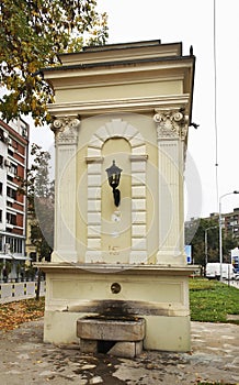 Old fountain in Nis. Serbia photo